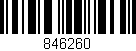 Código de barras (EAN, GTIN, SKU, ISBN): '846260'