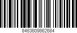 Código de barras (EAN, GTIN, SKU, ISBN): '8463609862684'
