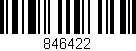 Código de barras (EAN, GTIN, SKU, ISBN): '846422'