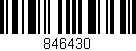 Código de barras (EAN, GTIN, SKU, ISBN): '846430'