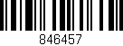 Código de barras (EAN, GTIN, SKU, ISBN): '846457'