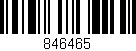 Código de barras (EAN, GTIN, SKU, ISBN): '846465'