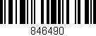 Código de barras (EAN, GTIN, SKU, ISBN): '846490'