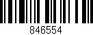 Código de barras (EAN, GTIN, SKU, ISBN): '846554'