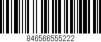 Código de barras (EAN, GTIN, SKU, ISBN): '846566555222'