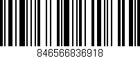Código de barras (EAN, GTIN, SKU, ISBN): '846566836918'