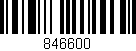 Código de barras (EAN, GTIN, SKU, ISBN): '846600'