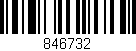 Código de barras (EAN, GTIN, SKU, ISBN): '846732'