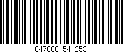 Código de barras (EAN, GTIN, SKU, ISBN): '8470001541253'