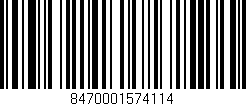 Código de barras (EAN, GTIN, SKU, ISBN): '8470001574114'
