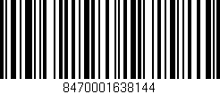 Código de barras (EAN, GTIN, SKU, ISBN): '8470001638144'