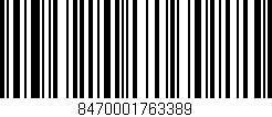 Código de barras (EAN, GTIN, SKU, ISBN): '8470001763389'