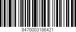 Código de barras (EAN, GTIN, SKU, ISBN): '8470003186421'