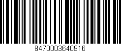 Código de barras (EAN, GTIN, SKU, ISBN): '8470003640916'