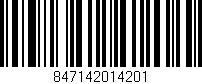 Código de barras (EAN, GTIN, SKU, ISBN): '847142014201'