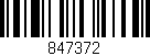 Código de barras (EAN, GTIN, SKU, ISBN): '847372'