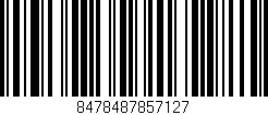 Código de barras (EAN, GTIN, SKU, ISBN): '8478487857127'