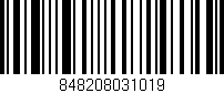 Código de barras (EAN, GTIN, SKU, ISBN): '848208031019'