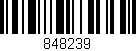 Código de barras (EAN, GTIN, SKU, ISBN): '848239'