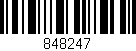 Código de barras (EAN, GTIN, SKU, ISBN): '848247'
