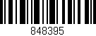 Código de barras (EAN, GTIN, SKU, ISBN): '848395'