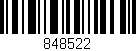 Código de barras (EAN, GTIN, SKU, ISBN): '848522'