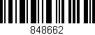 Código de barras (EAN, GTIN, SKU, ISBN): '848662'