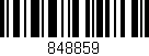Código de barras (EAN, GTIN, SKU, ISBN): '848859'