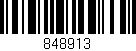 Código de barras (EAN, GTIN, SKU, ISBN): '848913'