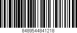 Código de barras (EAN, GTIN, SKU, ISBN): '8489544841218'