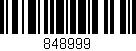 Código de barras (EAN, GTIN, SKU, ISBN): '848999'