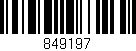 Código de barras (EAN, GTIN, SKU, ISBN): '849197'