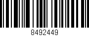 Código de barras (EAN, GTIN, SKU, ISBN): '8492449'