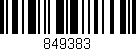 Código de barras (EAN, GTIN, SKU, ISBN): '849383'