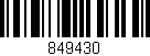 Código de barras (EAN, GTIN, SKU, ISBN): '849430'