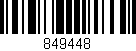 Código de barras (EAN, GTIN, SKU, ISBN): '849448'