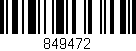 Código de barras (EAN, GTIN, SKU, ISBN): '849472'