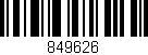 Código de barras (EAN, GTIN, SKU, ISBN): '849626'