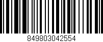 Código de barras (EAN, GTIN, SKU, ISBN): '849803042554'
