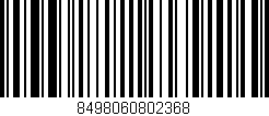 Código de barras (EAN, GTIN, SKU, ISBN): '8498060802368'