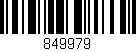 Código de barras (EAN, GTIN, SKU, ISBN): '849979'