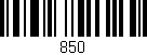 Código de barras (EAN, GTIN, SKU, ISBN): '850'