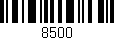 Código de barras (EAN, GTIN, SKU, ISBN): '8500'