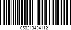 Código de barras (EAN, GTIN, SKU, ISBN): '8502184941121'