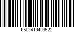Código de barras (EAN, GTIN, SKU, ISBN): '8503418406522'