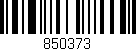 Código de barras (EAN, GTIN, SKU, ISBN): '850373'