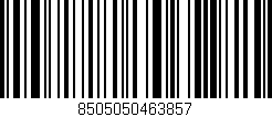 Código de barras (EAN, GTIN, SKU, ISBN): '8505050463857'