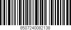 Código de barras (EAN, GTIN, SKU, ISBN): '8507240082138'