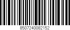 Código de barras (EAN, GTIN, SKU, ISBN): '8507240082152'