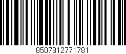 Código de barras (EAN, GTIN, SKU, ISBN): '8507812771781'
